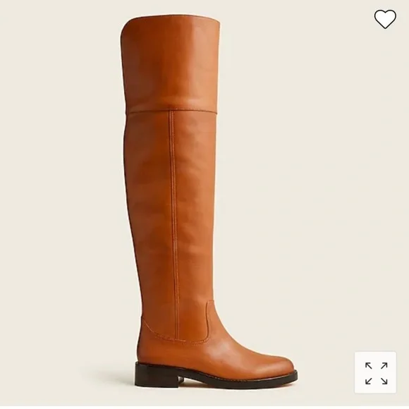 J Crew Leather over-the-knee riding boots BA769 - Picture 3 of 7